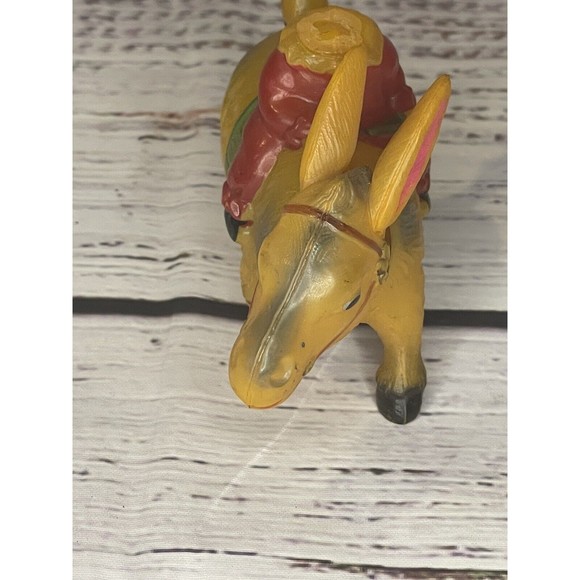 Vintage 1940's (Japan) CELLULOID Wind-up Mechanical DONKEY Toy Figure WORKS!! - Picture 9 of 12